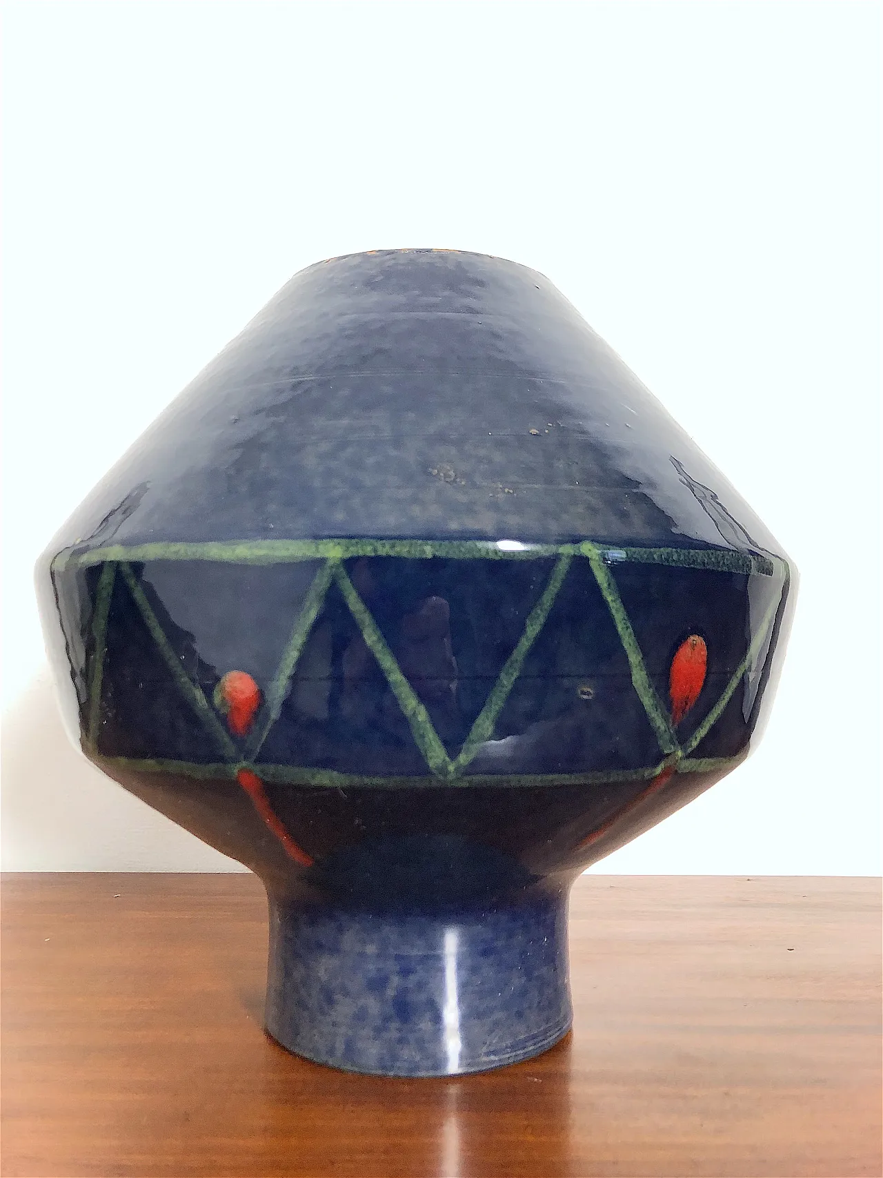 Vaso in ceramica Bassetti Anni 60 Made in Italy 5