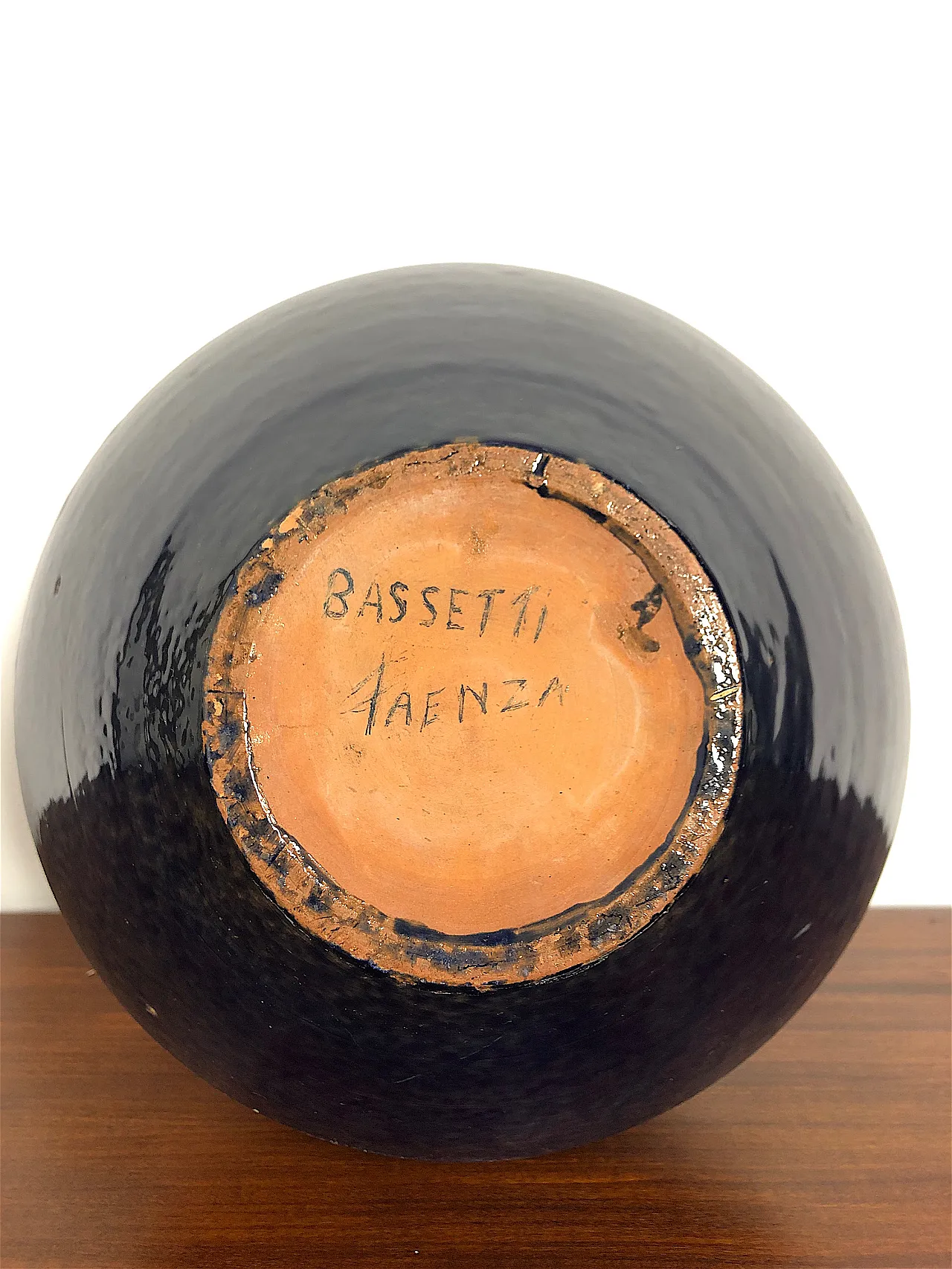 Vaso in ceramica Bassetti Anni 60 Made in Italy 6