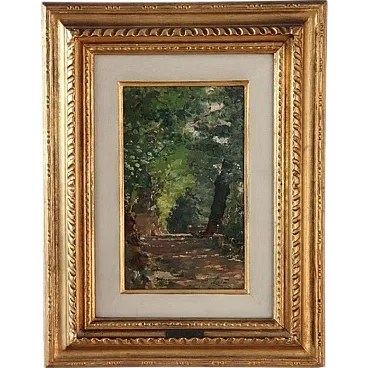 Olio su tela firmato, '800