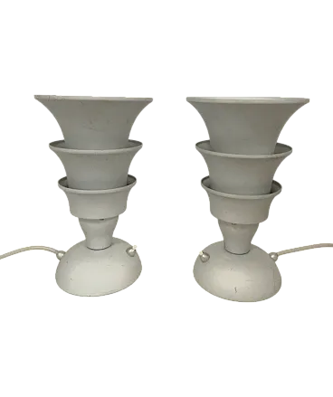 Coppia di lampade da tavolo Hollywood Collection Tronconi, 1989