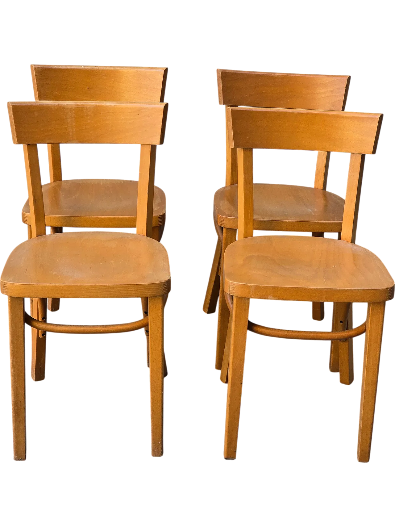 Set 4 sedie in faggio Ikea  vintage anni '70 6