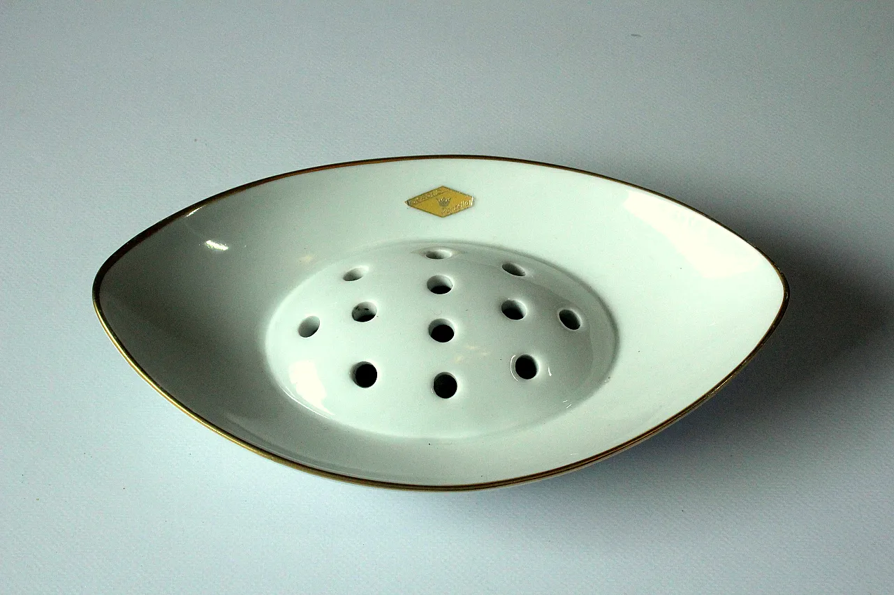 Vaso di porcellana Ikebana di Gerold Baviera, anni '50 1