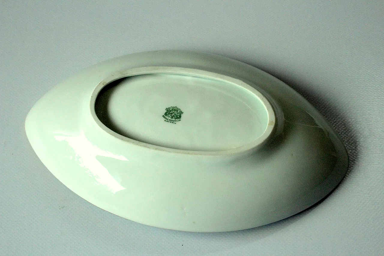 Vaso di porcellana Ikebana di Gerold Baviera, anni '50 5