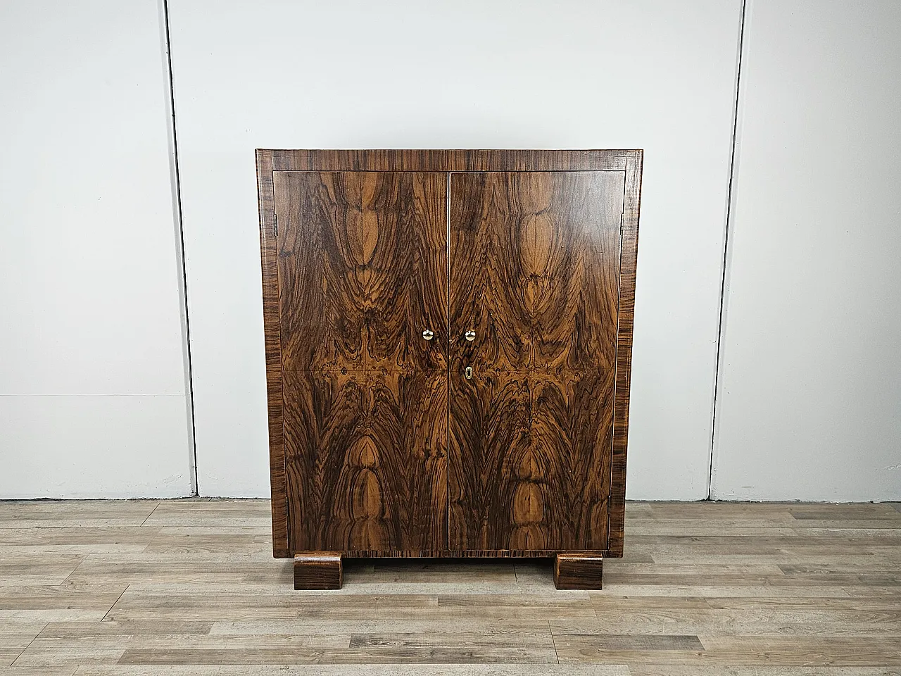 Sideboard in mahogany and fir with internal shelves, 1940s 1