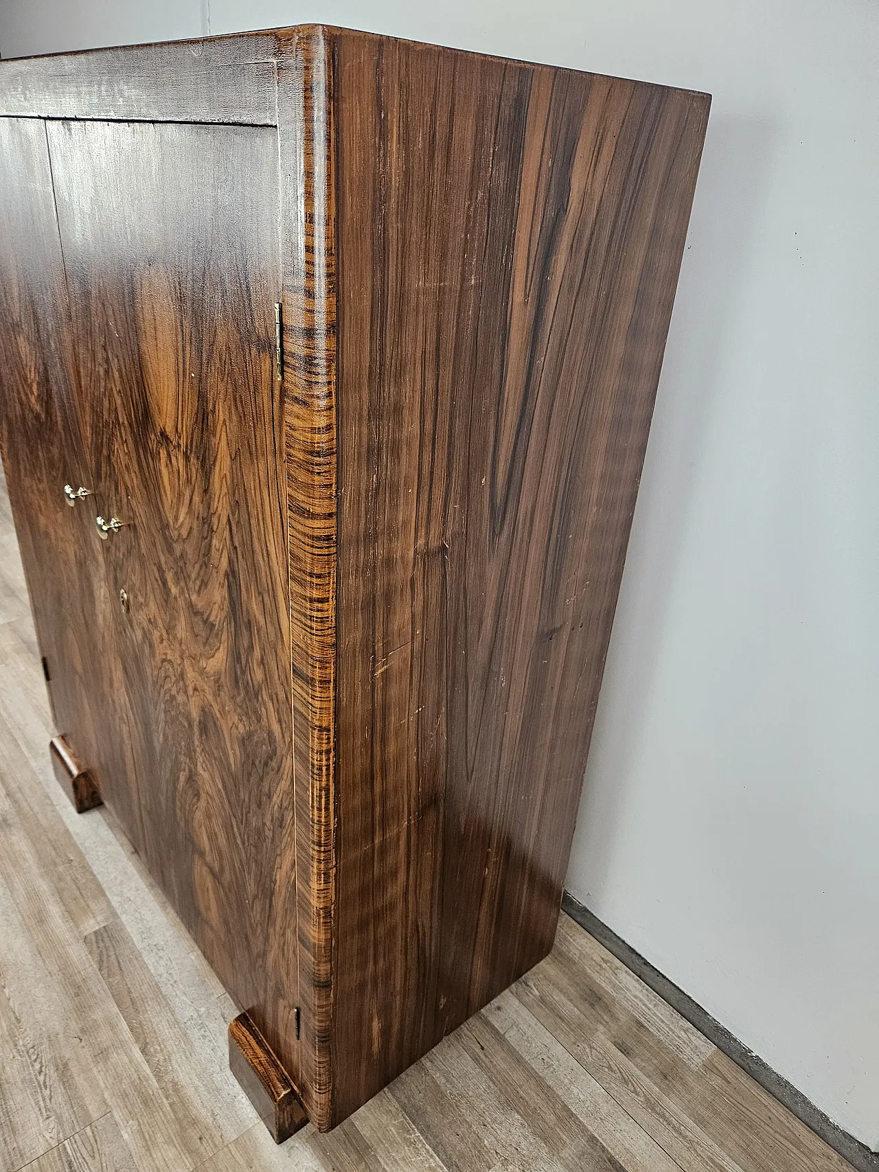 Sideboard in mahogany and fir with internal shelves, 1940s 3