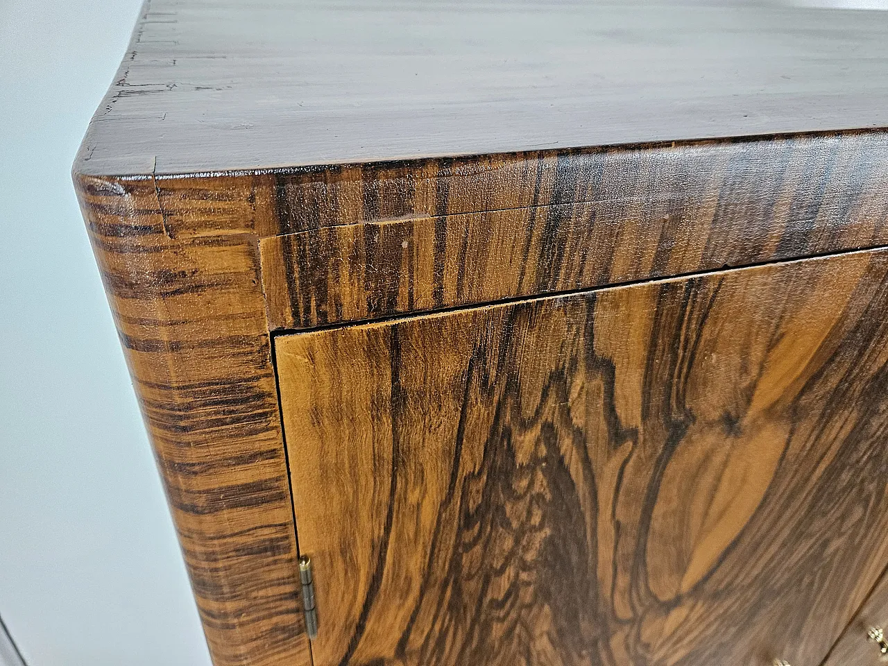 Sideboard in mahogany and fir with internal shelves, 1940s 14