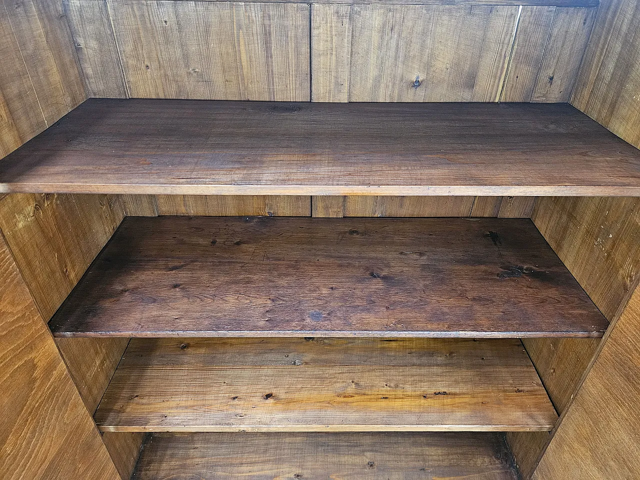 Sideboard in mahogany and fir with internal shelves, 1940s 21