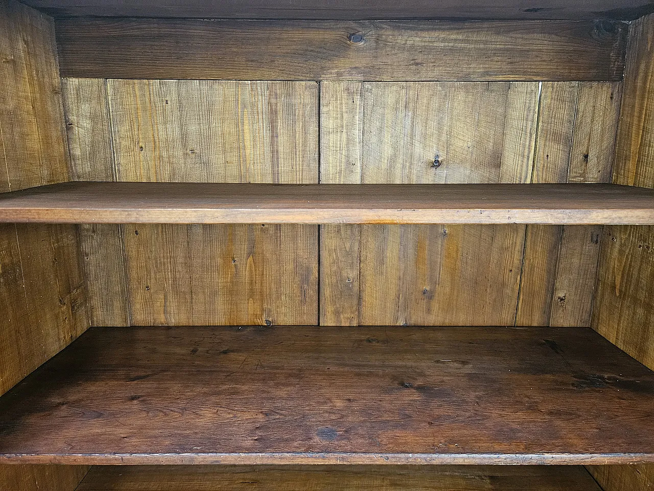 Sideboard in mahogany and fir with internal shelves, 1940s 22