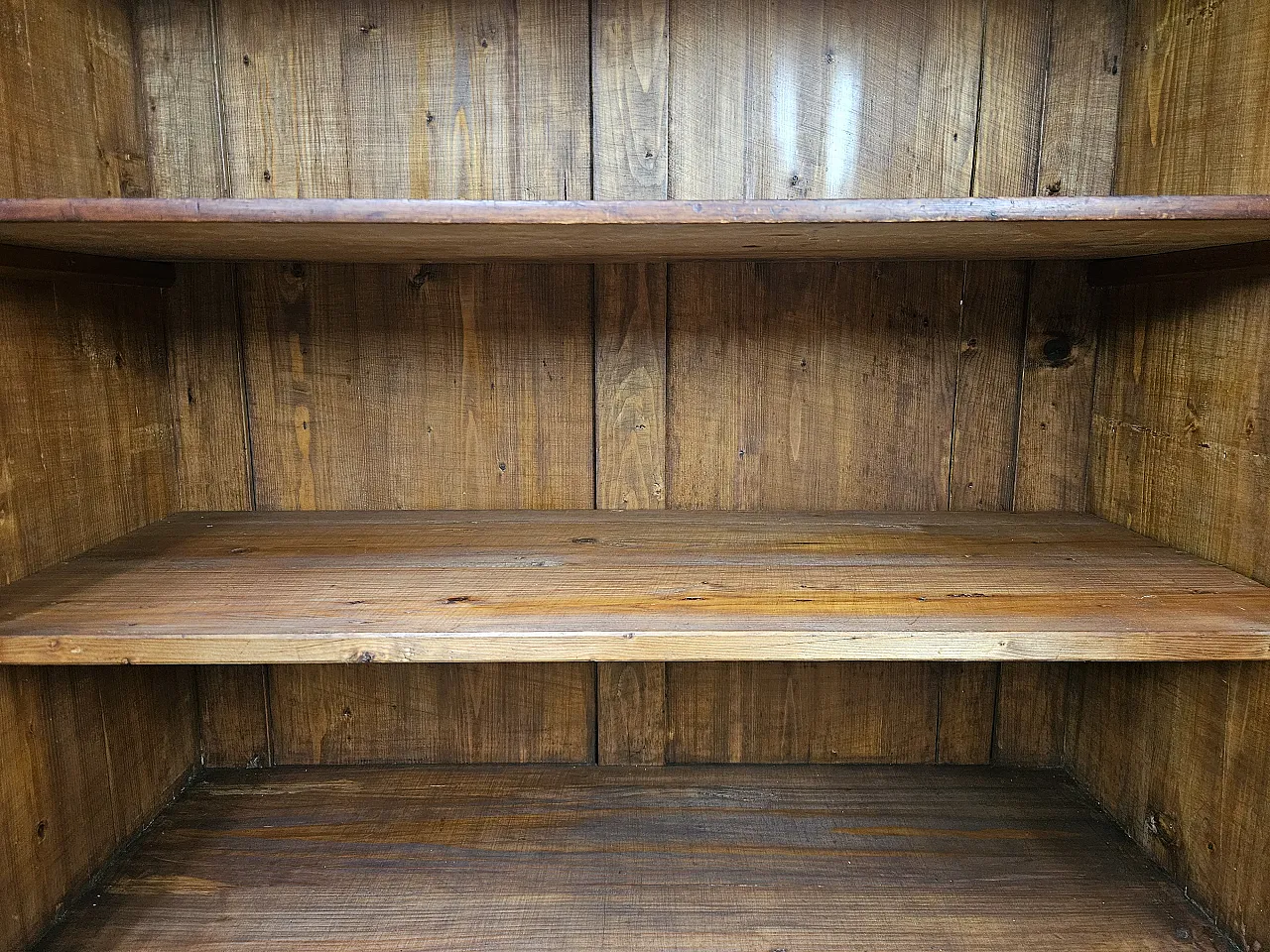 Sideboard in mahogany and fir with internal shelves, 1940s 24
