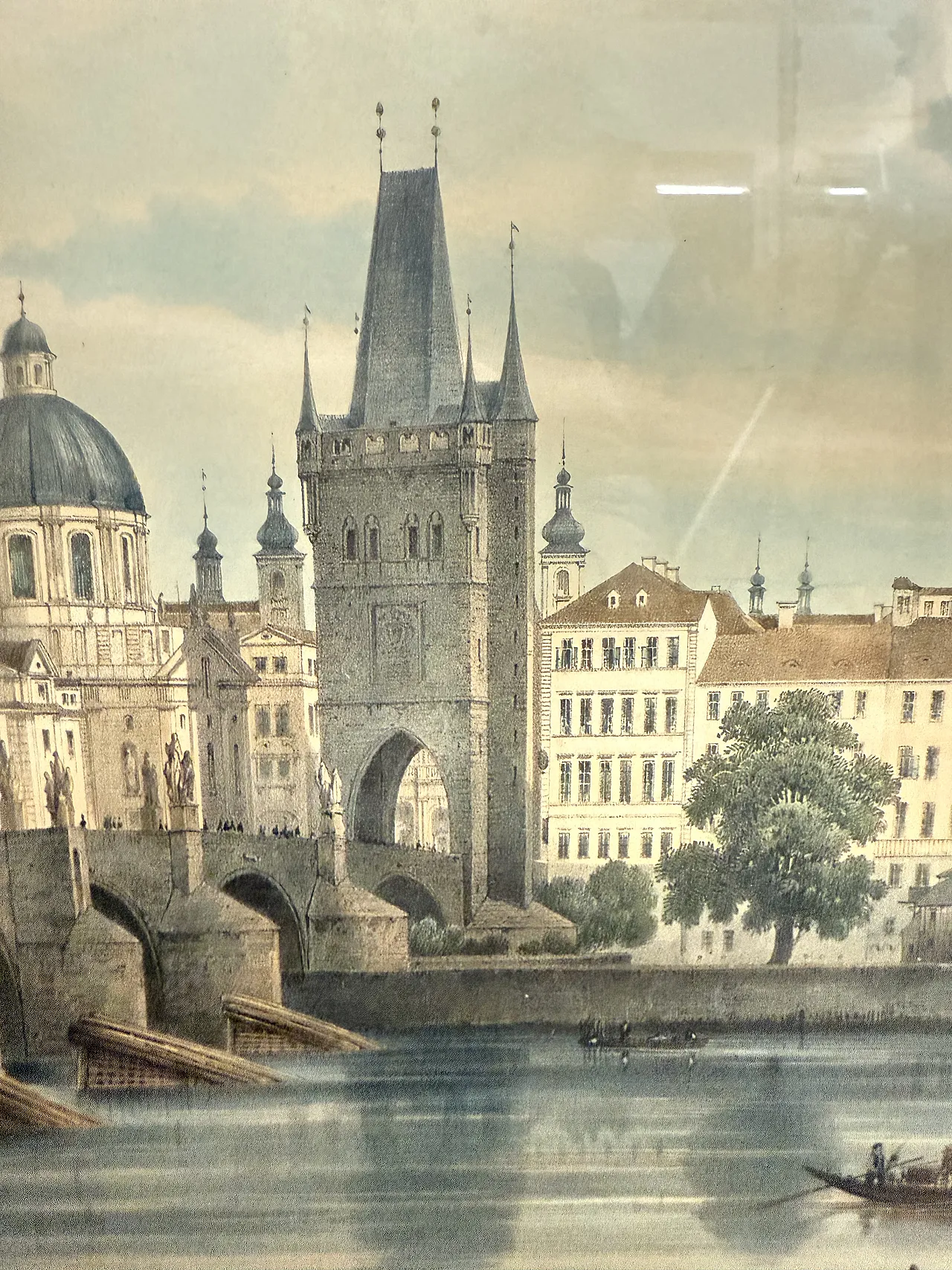 Oleografia Ponte Carlo Praga,  fine '800 4