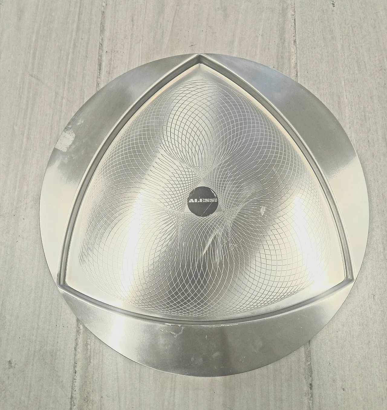 Vassoio Trifoglio di Franco Grignani per Alessi, anni '90 1