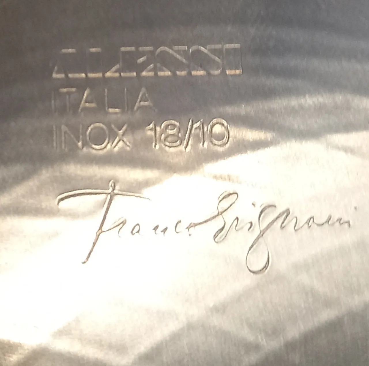 Vassoio Trifoglio di Franco Grignani per Alessi, anni '90 2