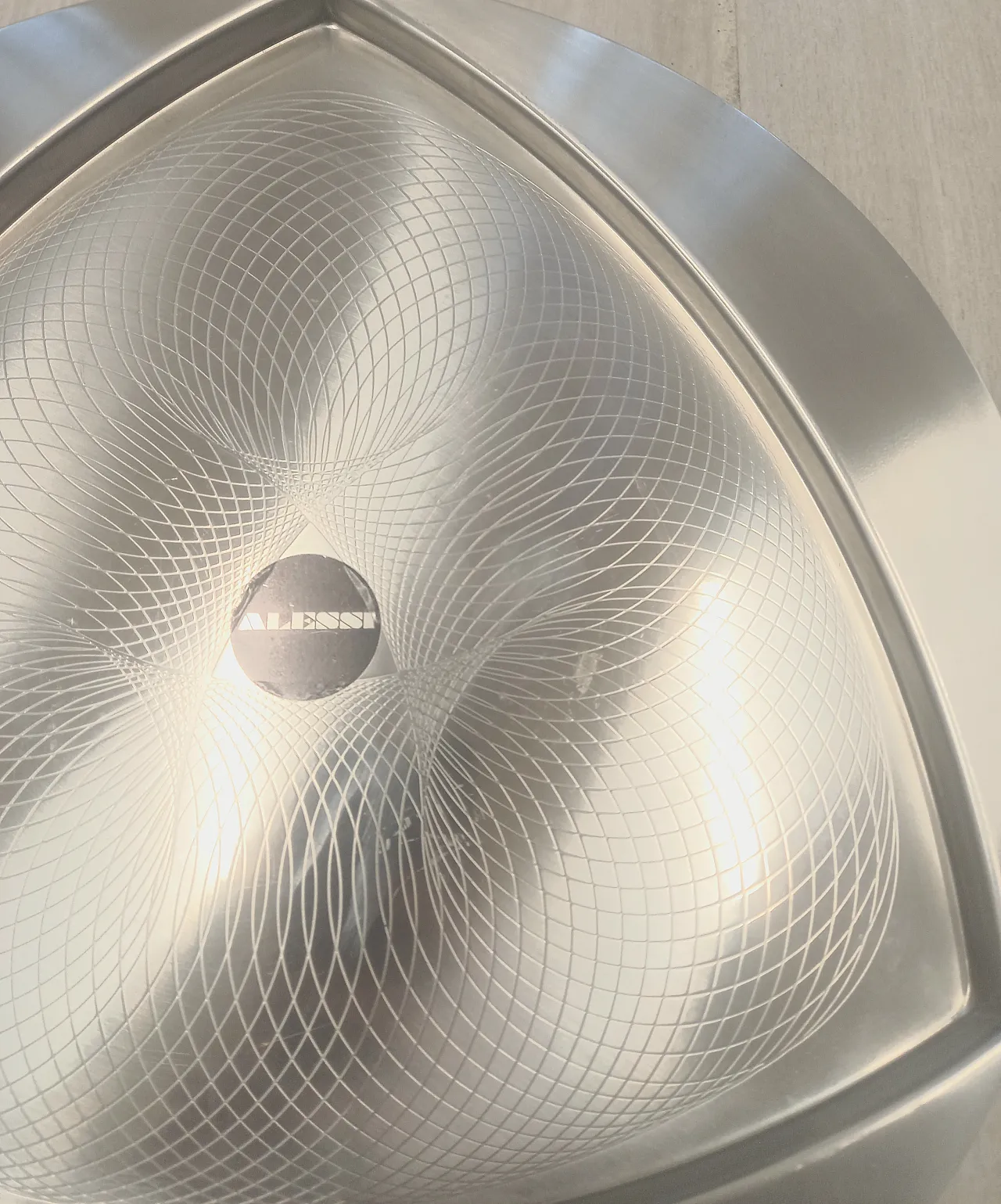 Vassoio Trifoglio di Franco Grignani per Alessi, anni '90 3