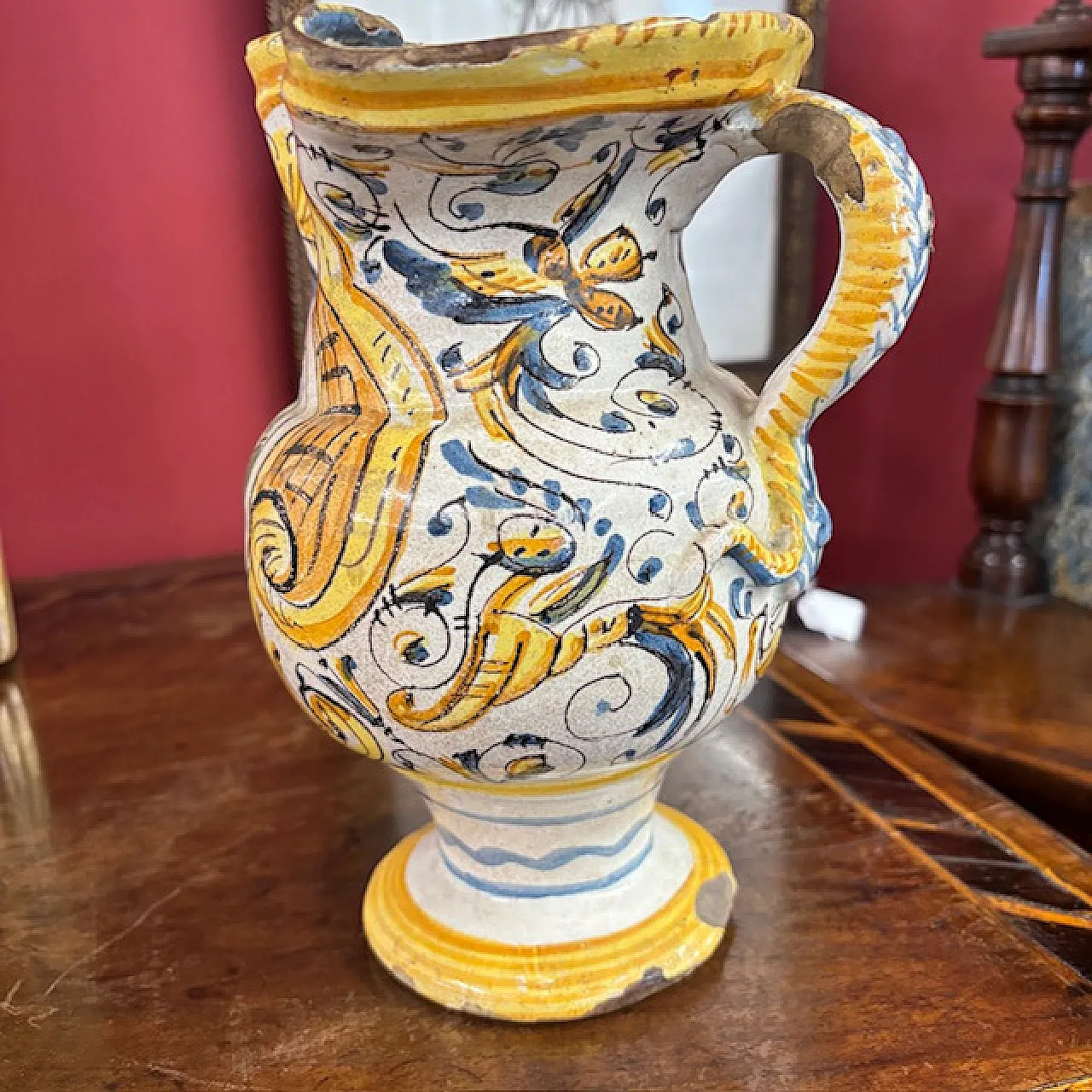 Pitcher Versatoio Pesaro by Callegari and Casali, 18th century 7
