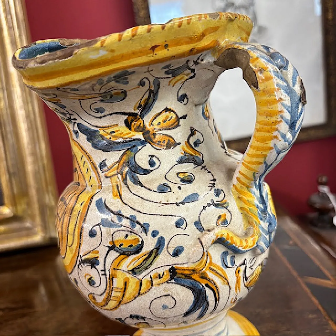 Pitcher Versatoio Pesaro by Callegari and Casali, 18th century 9