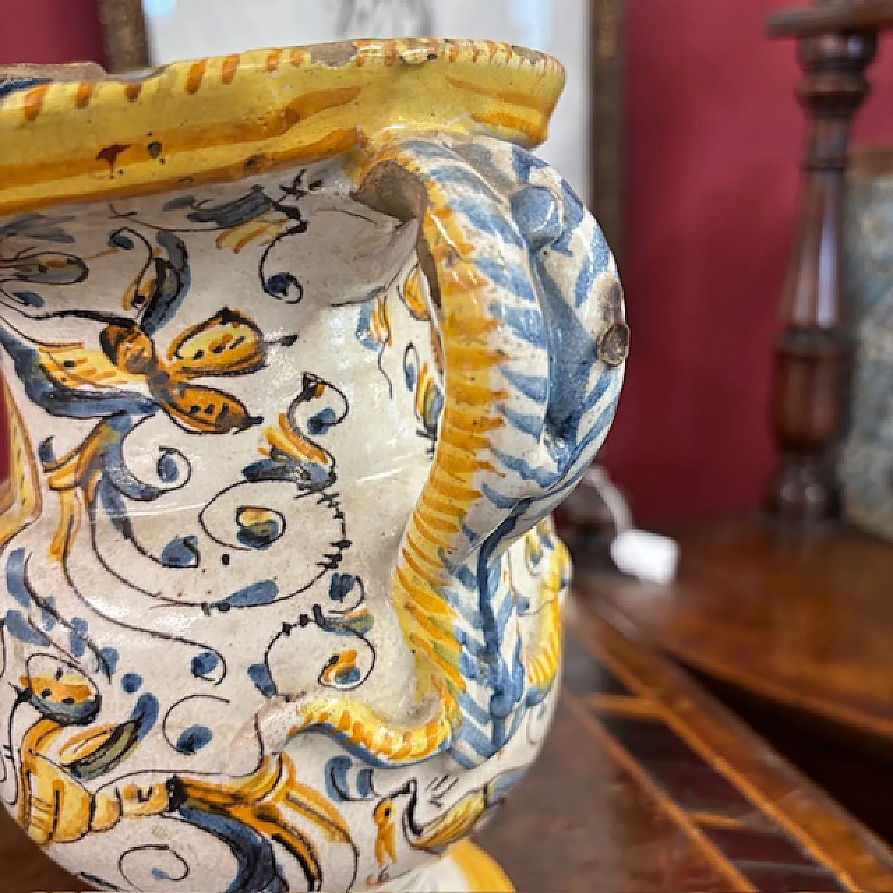 Pitcher Versatoio Pesaro by Callegari and Casali, 18th century 11