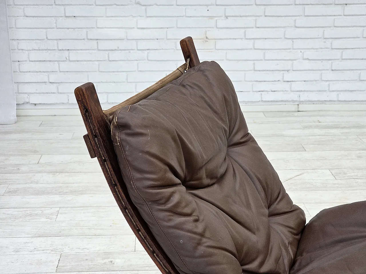Norwegian armchair by Ingmar Relling, model "Siesta" for Westnofa, 70s 3