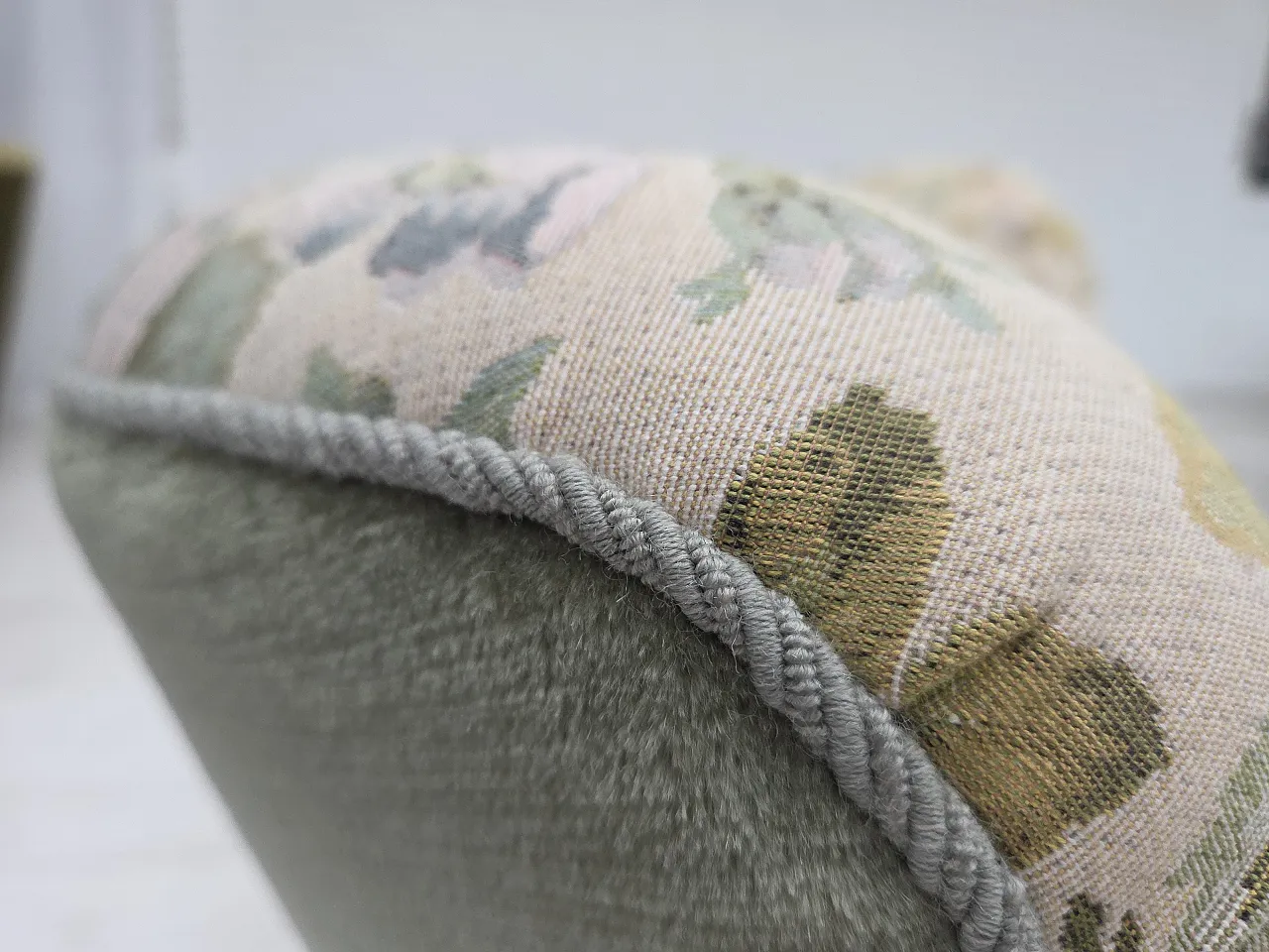 Danish relax armchair, green velour, 1970s 10