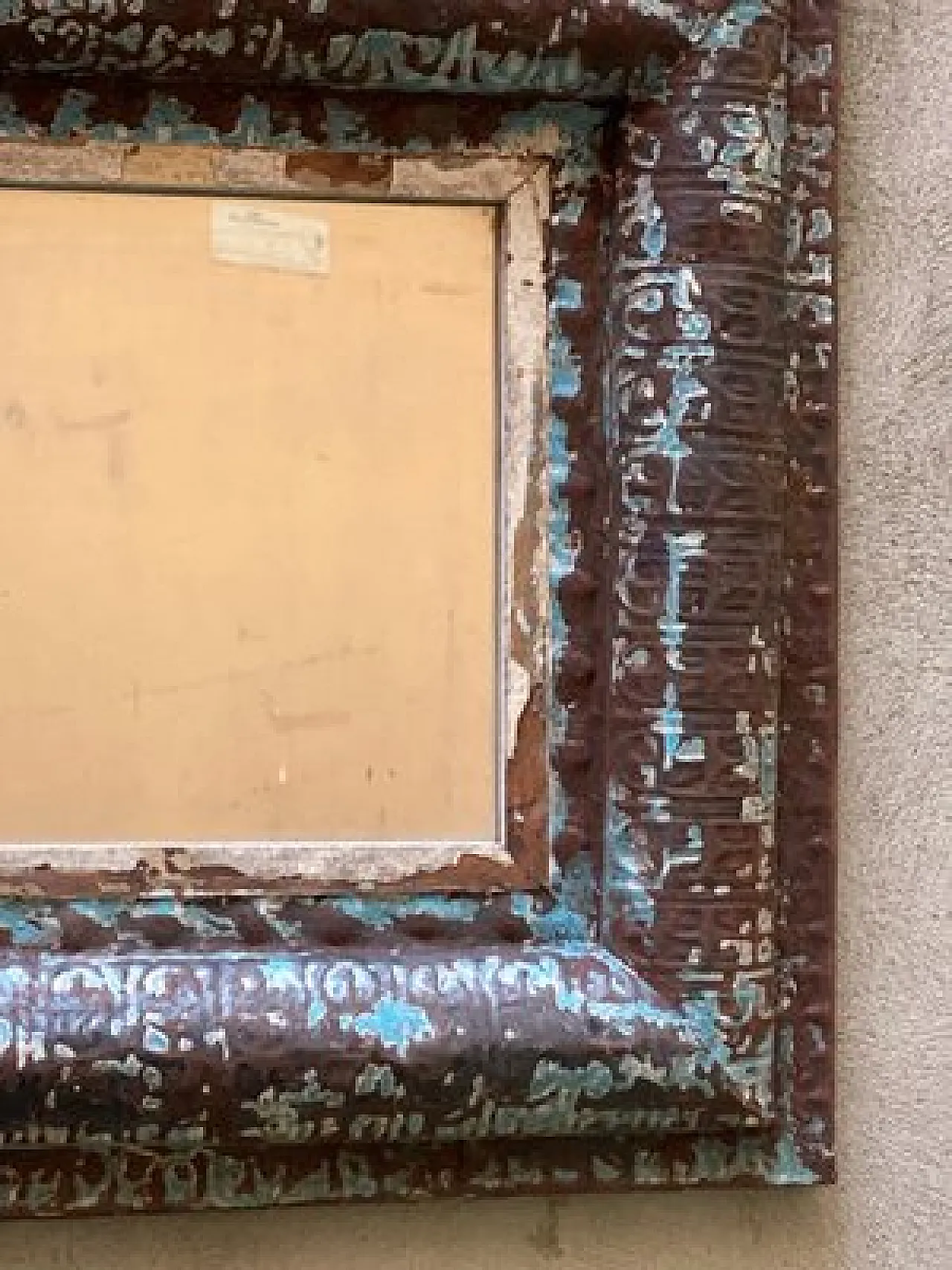 Specchio in metallo, anni '90 4