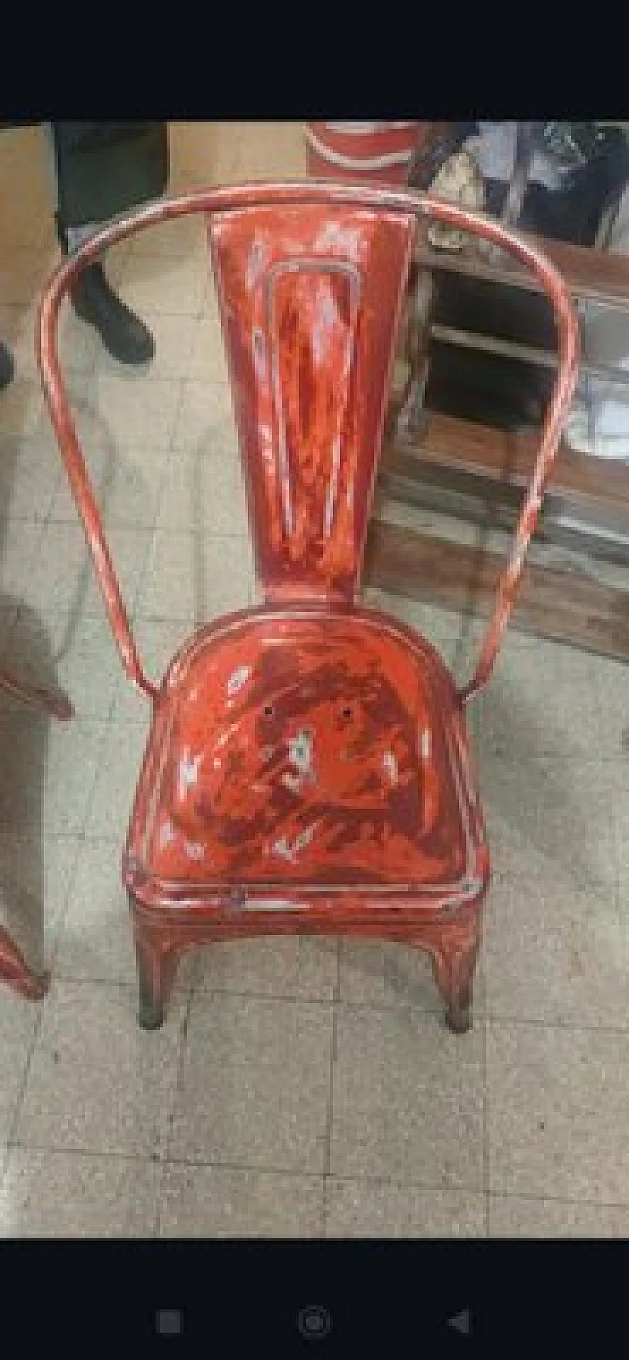 Set di 3 sedie di Xavier Pauchard per Tolix, anni '50 2