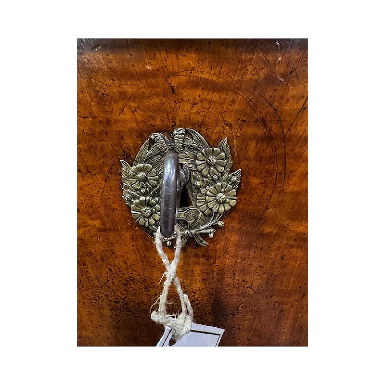 Secretaire in noce e piuma di noce, metà '800 10