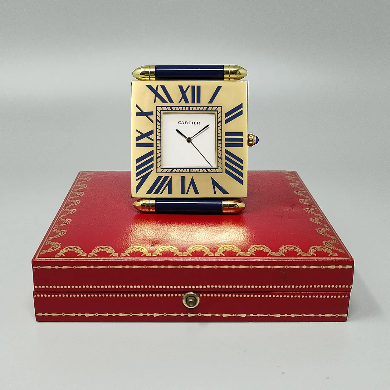 Cartier Alarm Clock Penduclette. Made in Swiss, 1990s 2