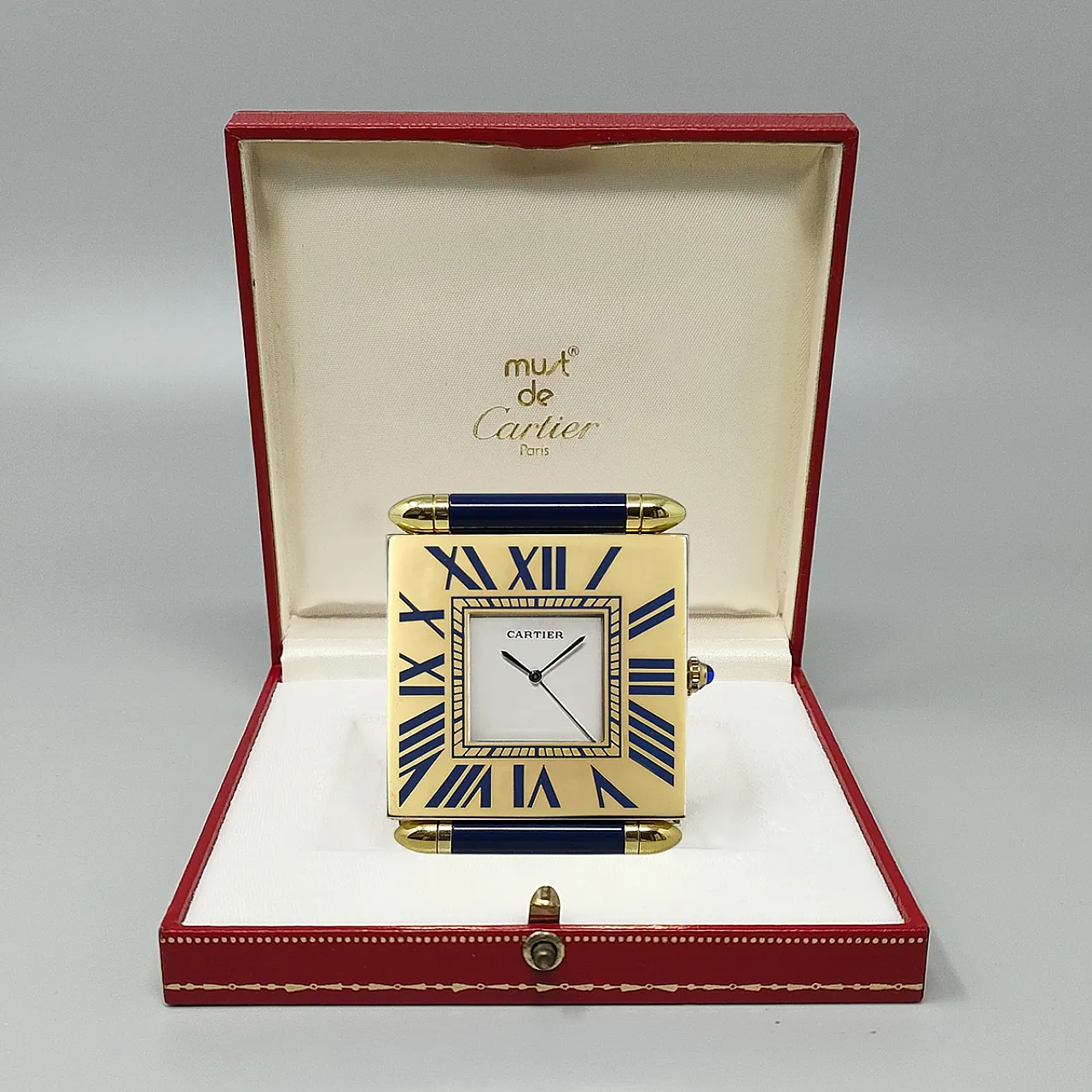 Cartier Alarm Clock Penduclette. Made in Swiss, 1990s 3
