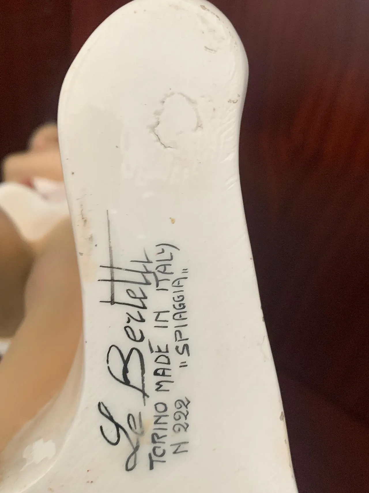 Figura di ragazza con asciugamano di Le Bertetti Torino, anni '40 9