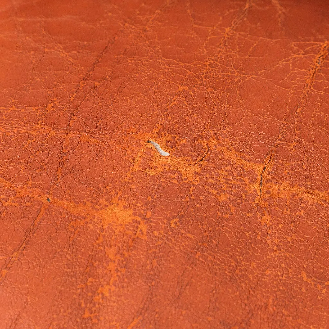 3 -seater sofa in leather and wood Mario Marenco for Mobilgirgi, 70s 11