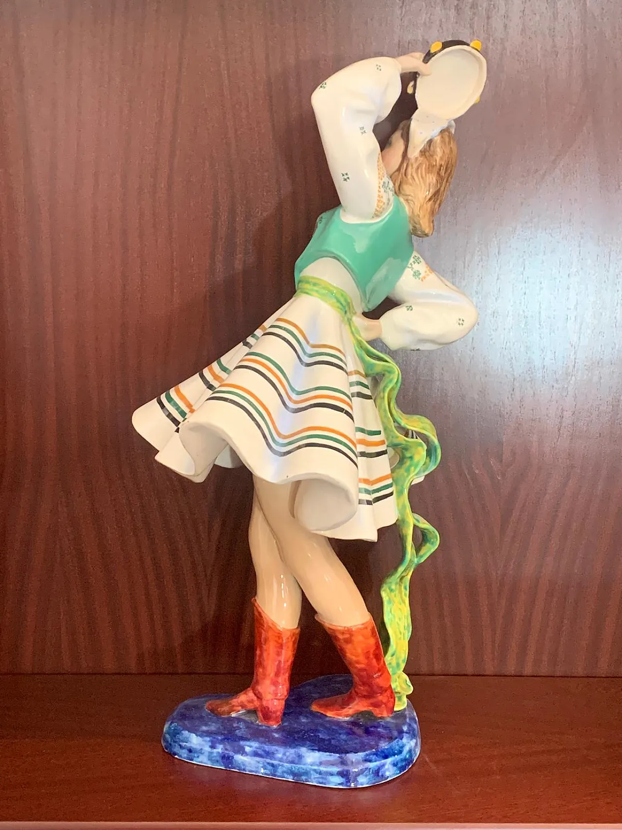 Ceramic Figure of a Dancing Girl from Le Bertetti, 1940s 7