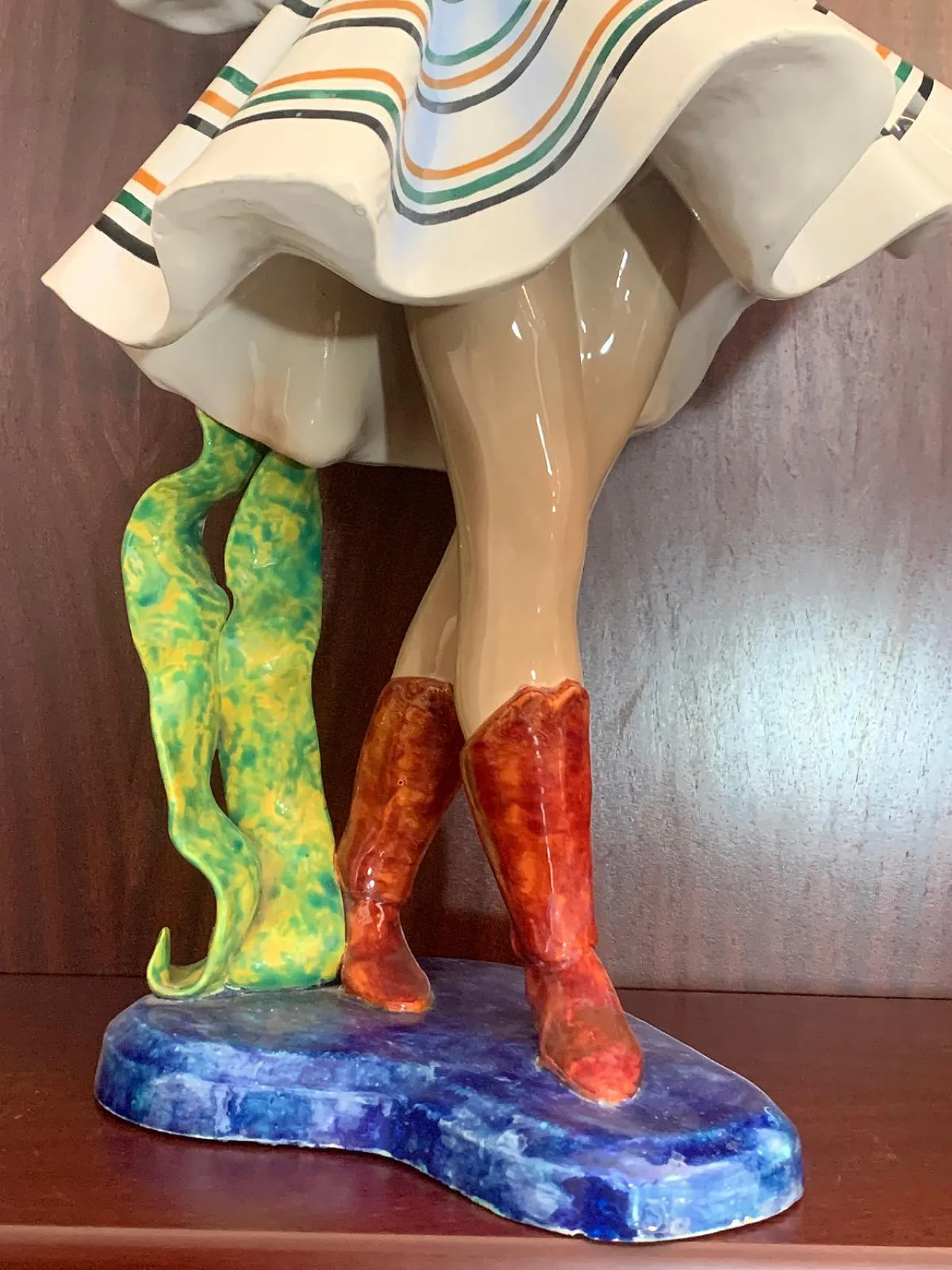 Ceramic Figure of a Dancing Girl from Le Bertetti, 1940s 9