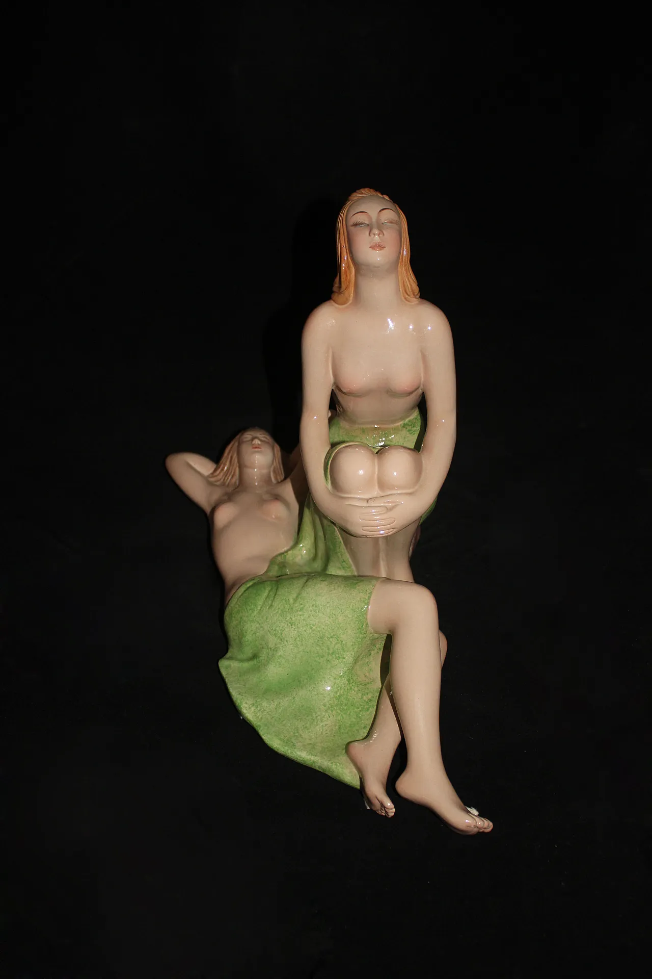 Ceramic Bathers in the Sun from Le Bertetti Turin, 1940 1