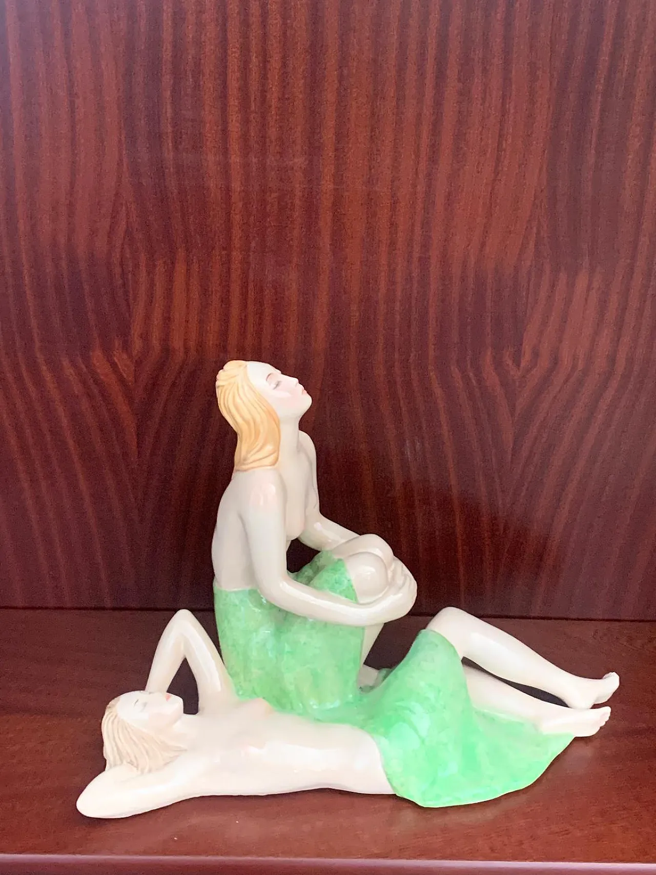 Ceramic Bathers in the Sun from Le Bertetti Turin, 1940 5