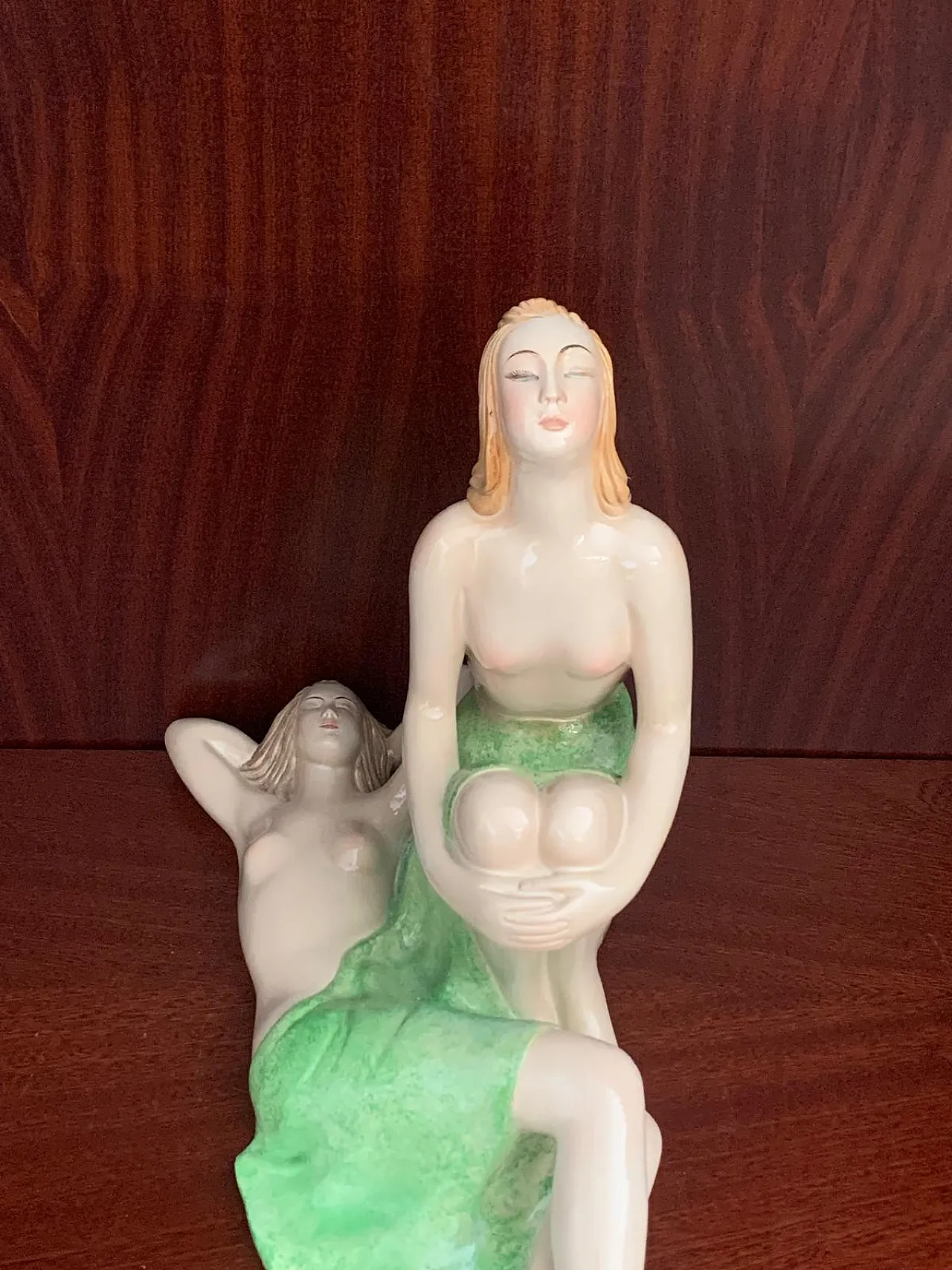 Ceramic Bathers in the Sun from Le Bertetti Turin, 1940 6