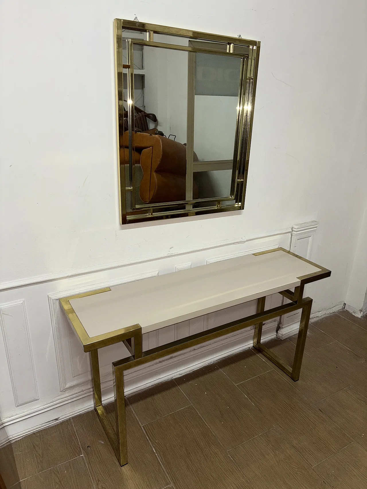 Console con specchio, anni '80 2