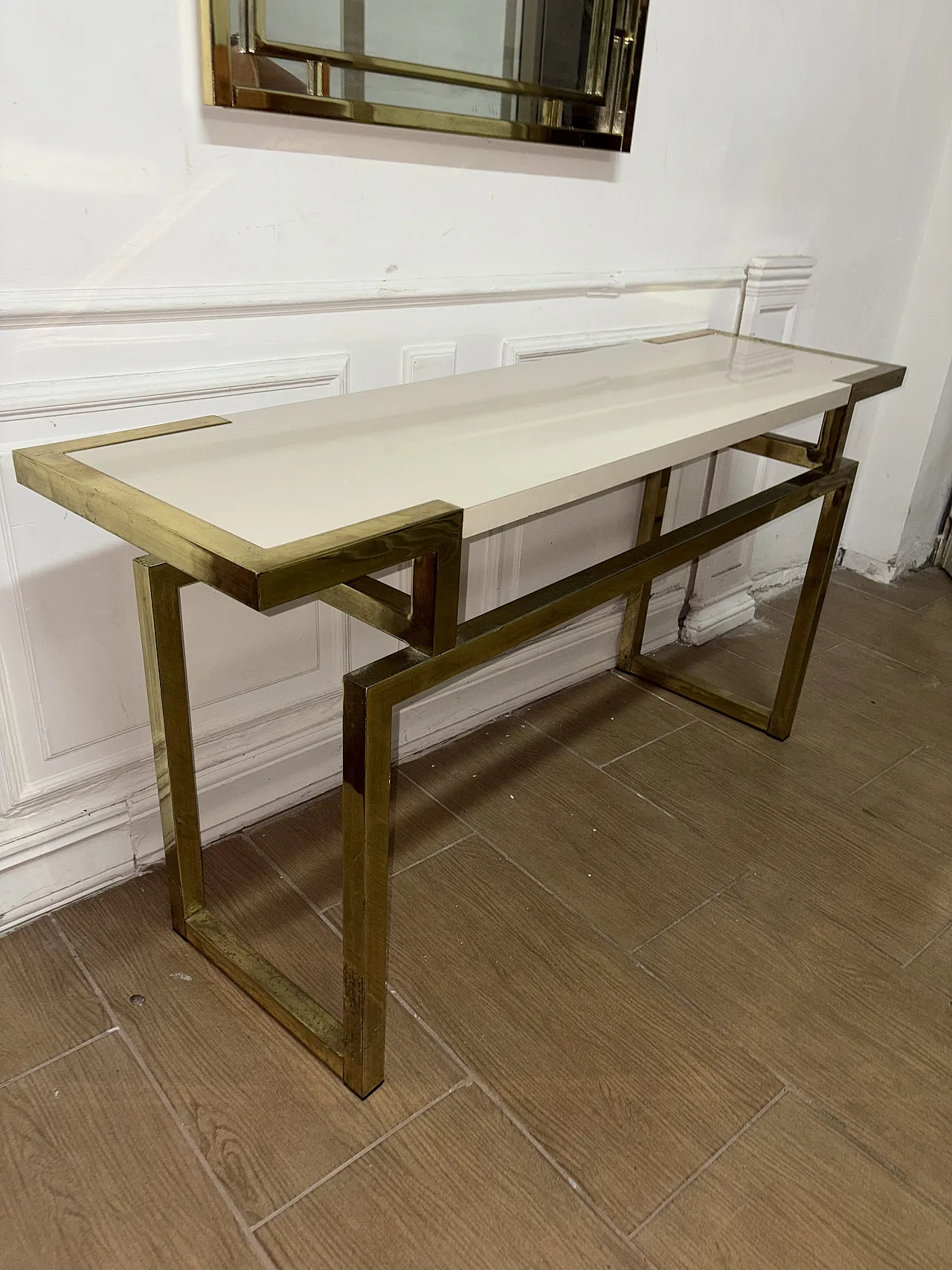 Console con specchio, anni '80 5