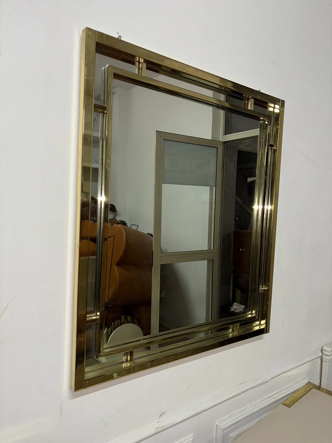 Console con specchio, anni '80 8