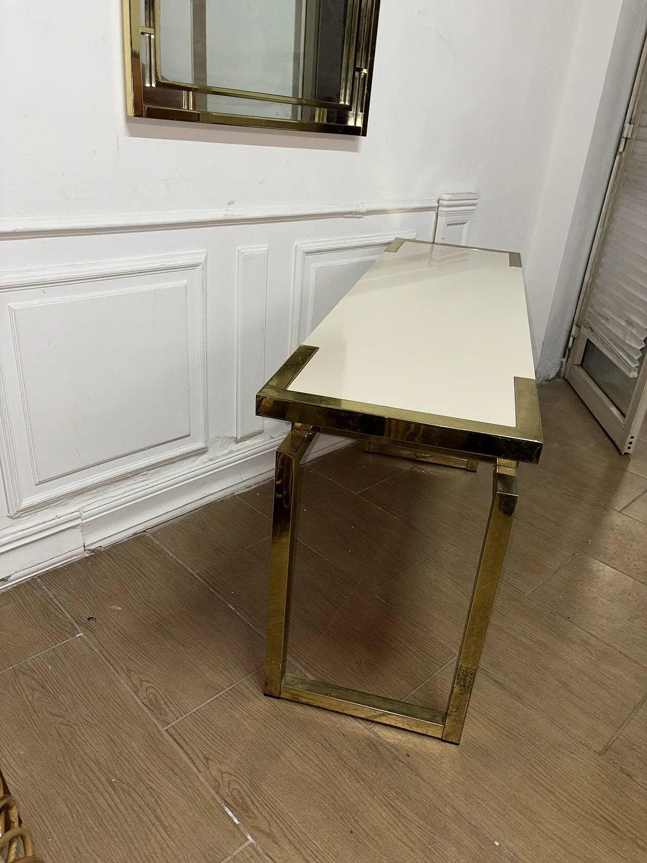 Console con specchio, anni '80 10