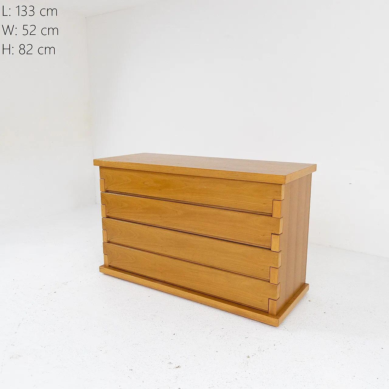Ash chest of drawers, 1970s 8