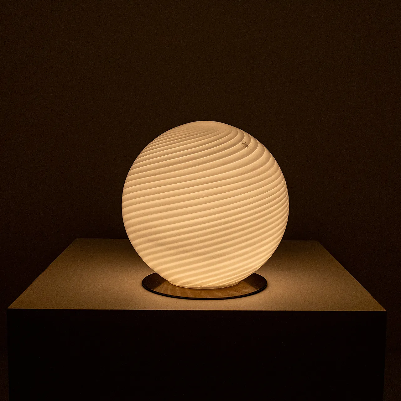 Murano glass table lamp, 1950s 4