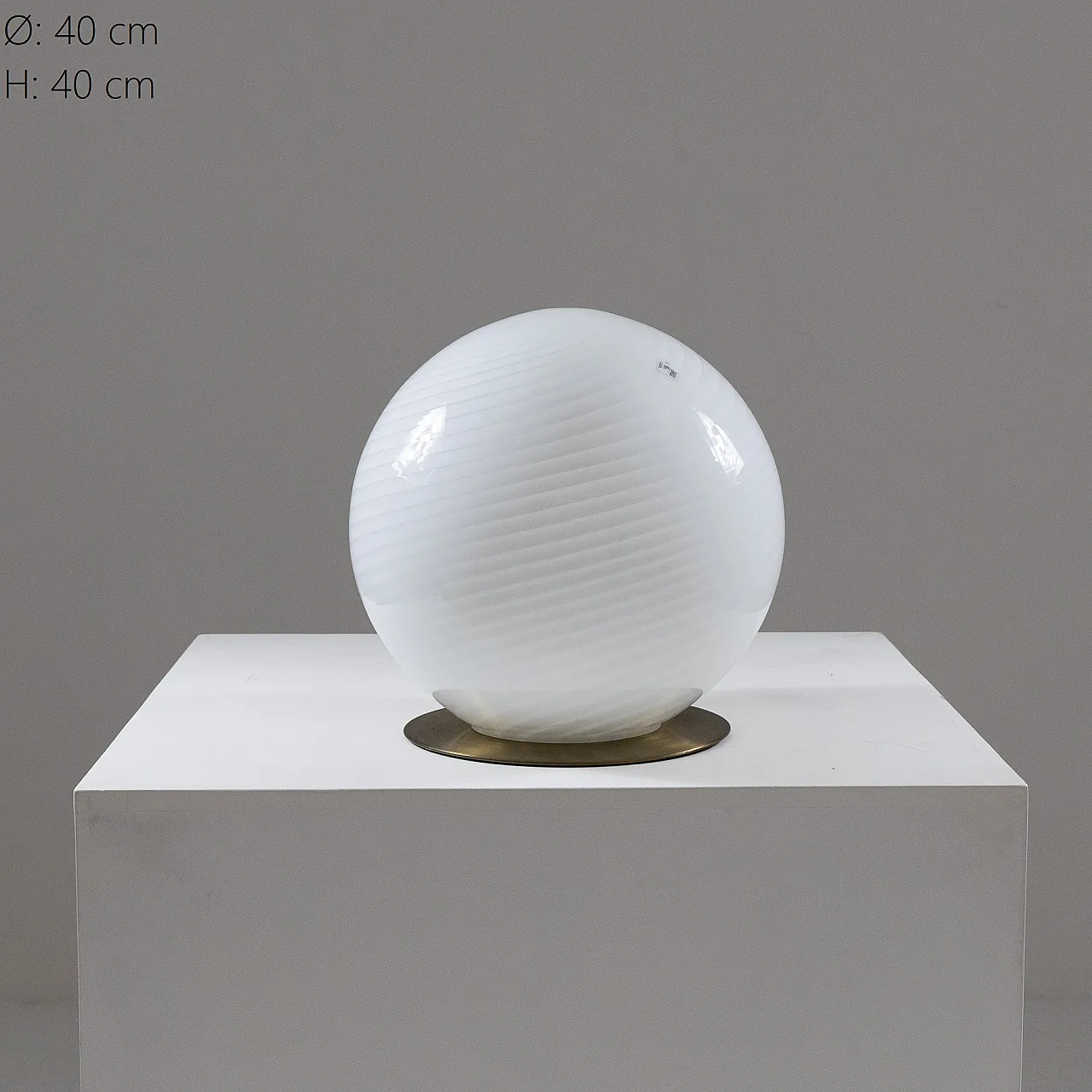 Murano glass table lamp, 1950s 8