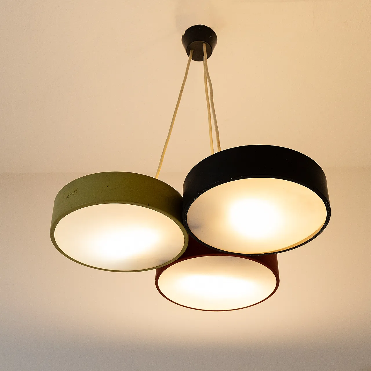 Stilnovo chandelier, 1960s 1