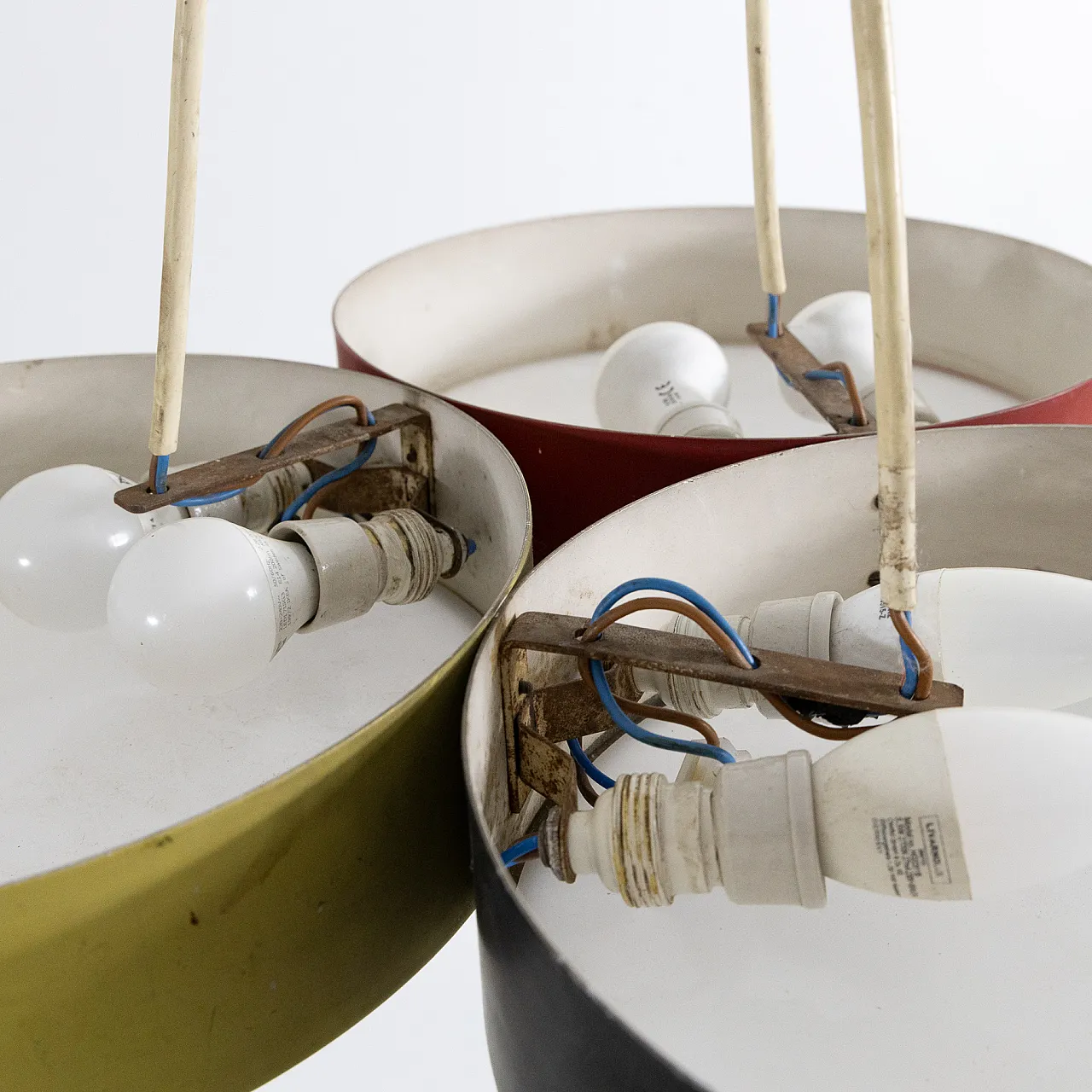 Stilnovo chandelier, 1960s 5