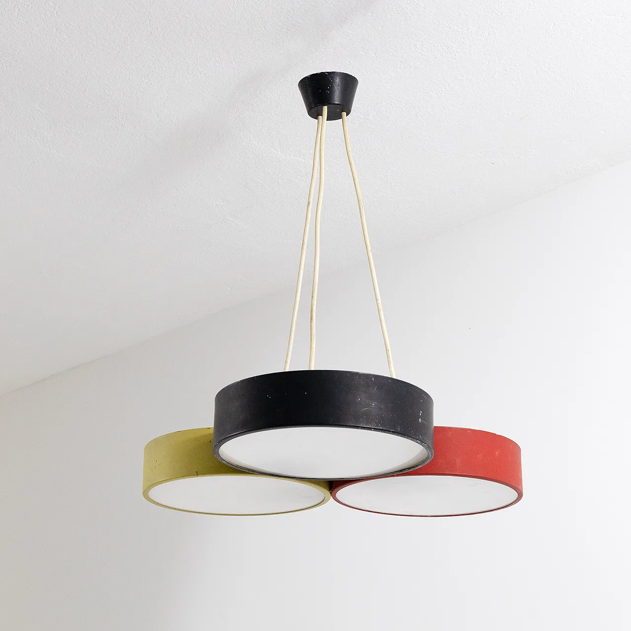 Stilnovo chandelier, 1960s 7