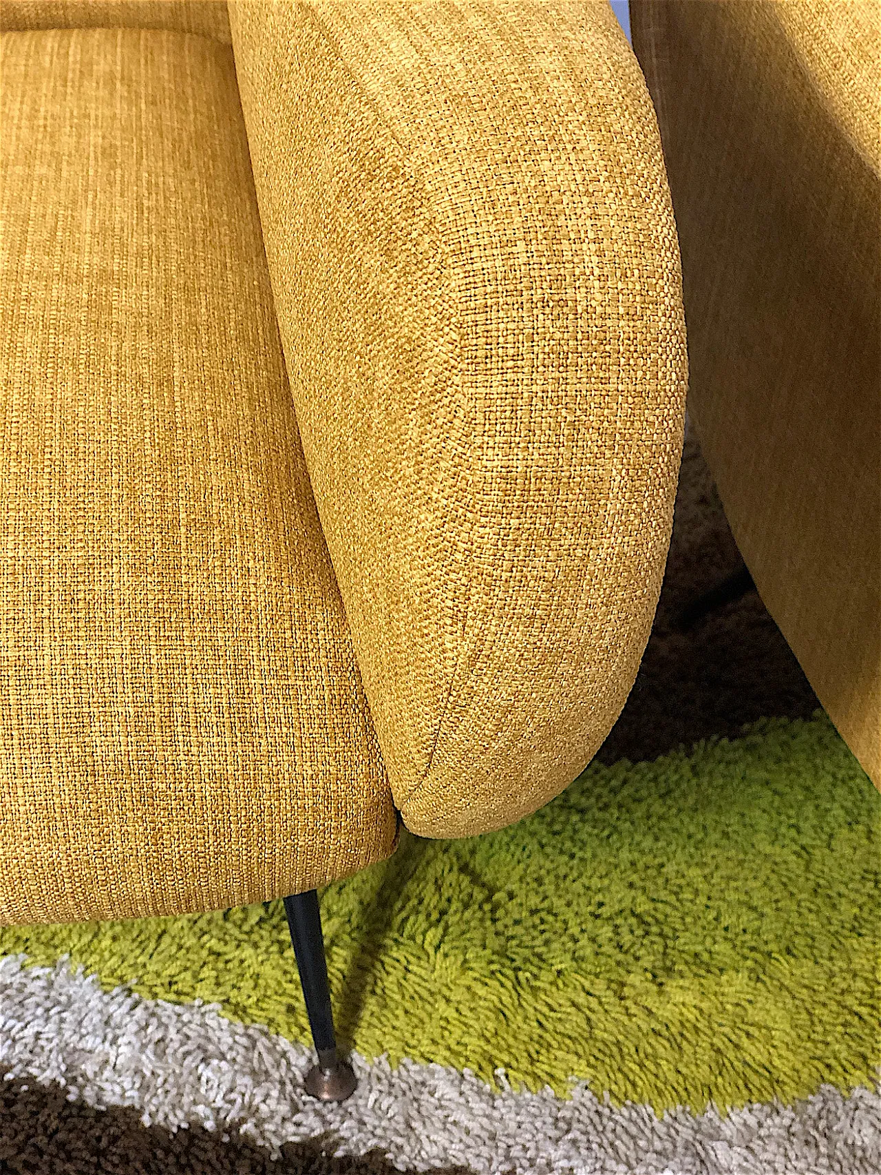 Pair of Lady armchairs in Marco Zanuzo style, 50s 6