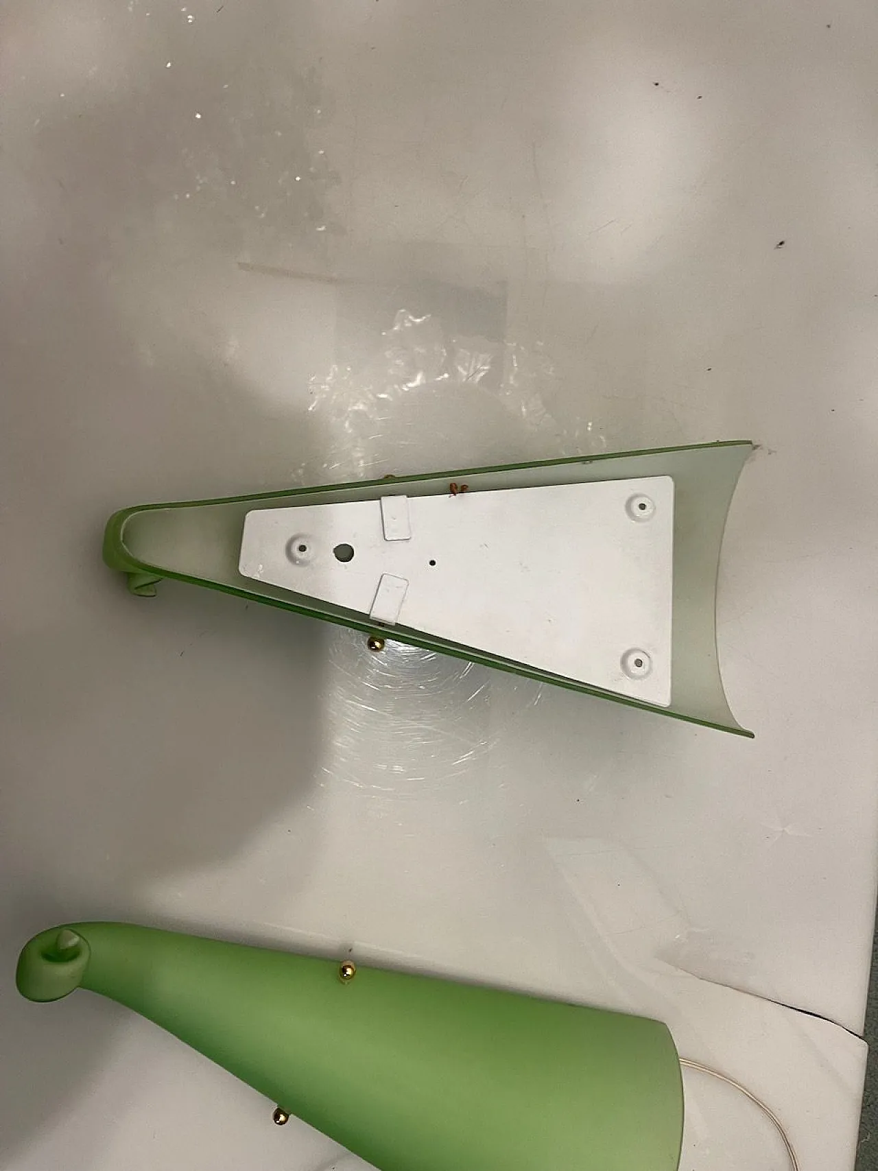 Pair of Green Murano Glass Sconces, 1970s 6