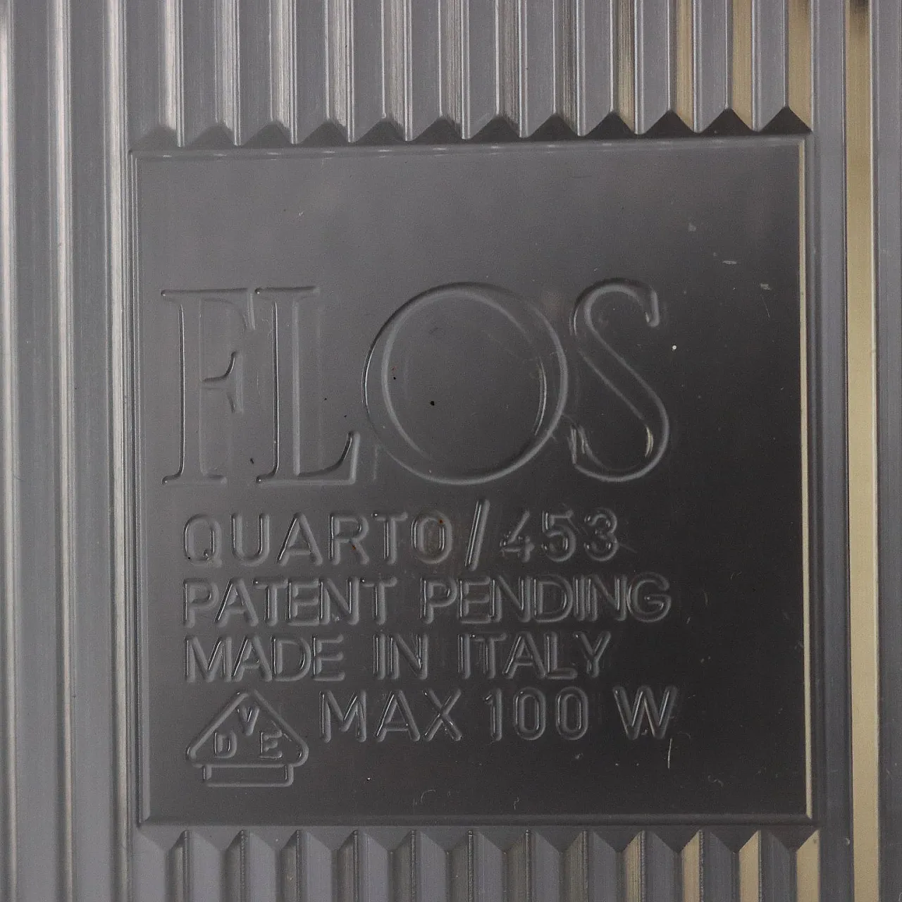 Quarto 453 by Afra & Tobia Scarpa for Flos aluminium, 80s 7