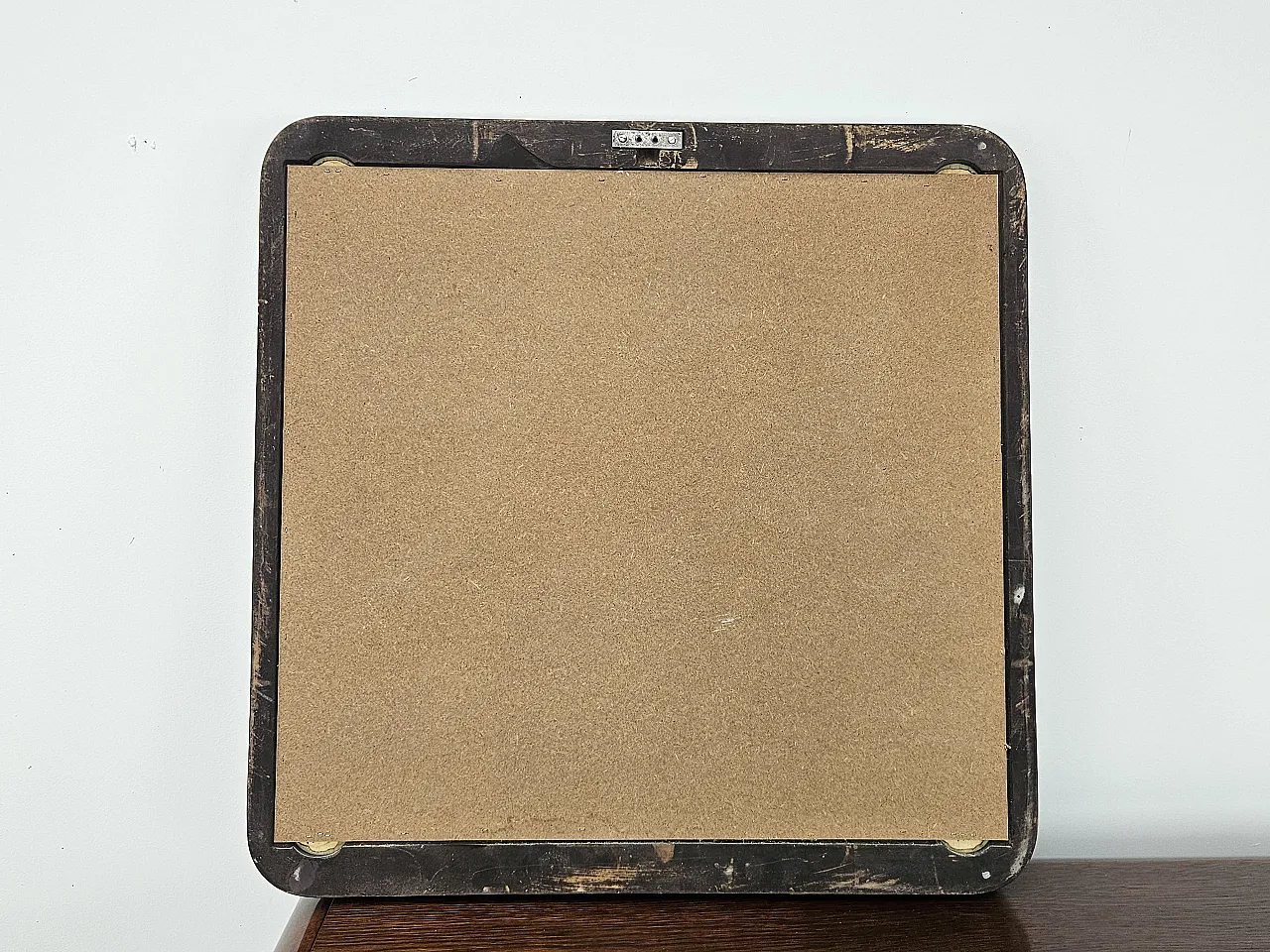 Specchio da parete in plastica e skai, 1970 11