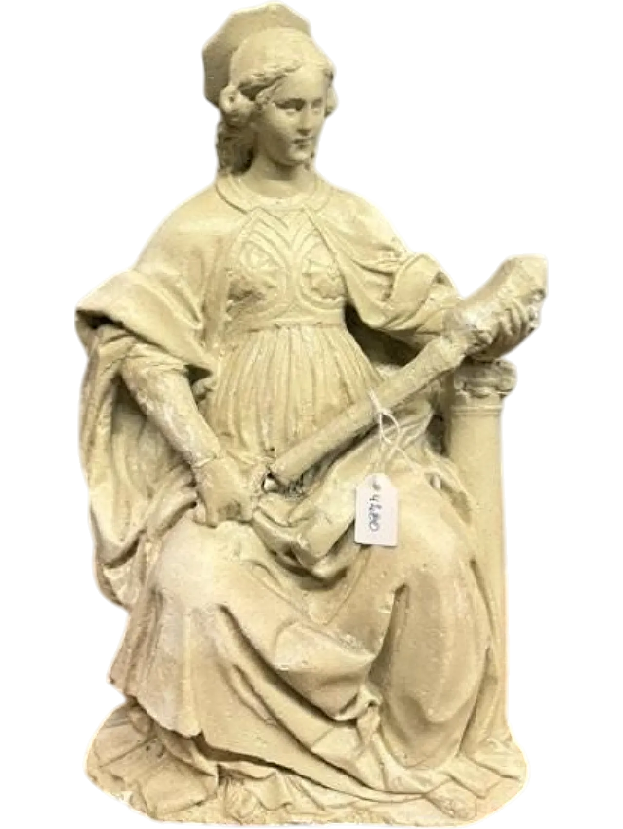 Tuscan sculpture, allegory of the fortress,  late 19th century 9