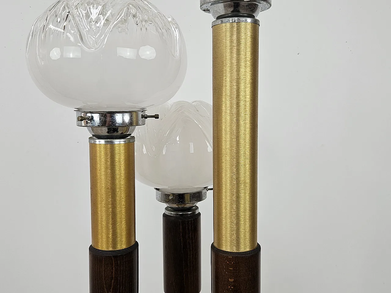 Lamp in Murano glass with 3 light points, 1970s 11